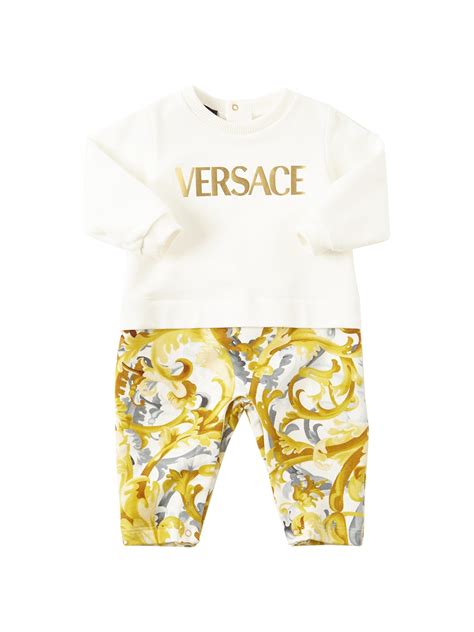 versace moda ragazza comlleto tutina|versace black label.